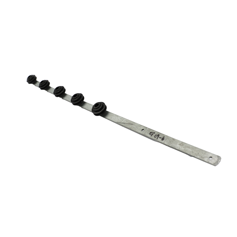 Nemtek Fence Pole - 5Line Flat Bar Galvanised BB - Image 2