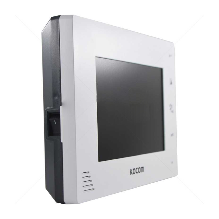 Kocom 4wire 7 Col Handsfree Monitor - White - Image 2