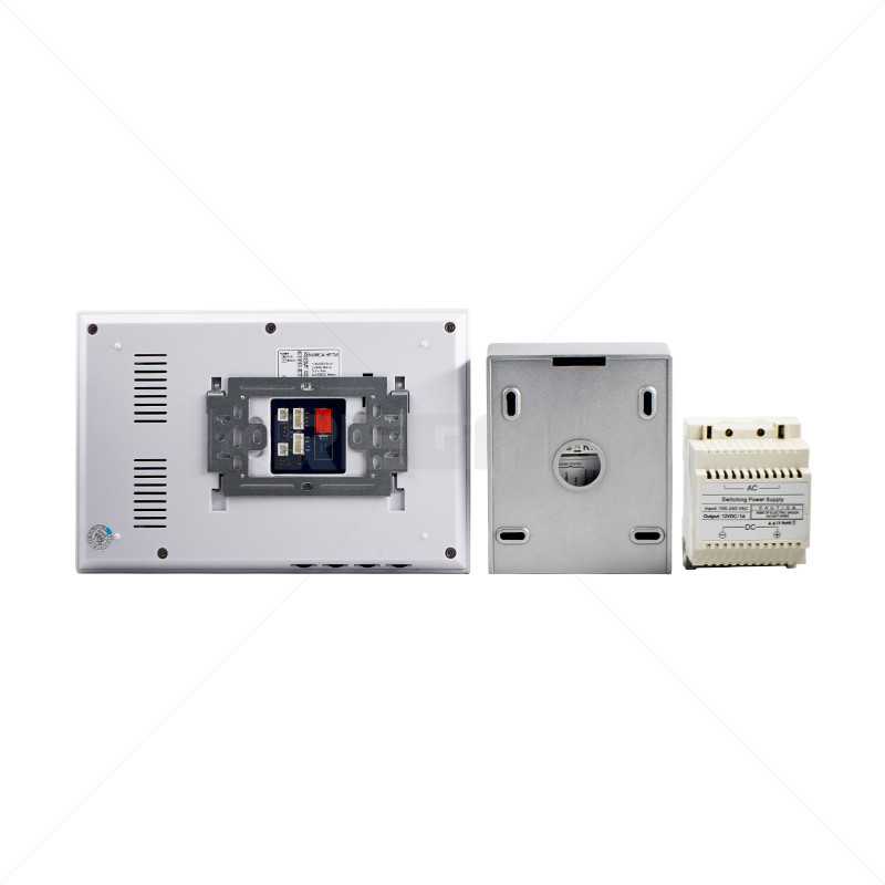 NICE 7 Colour Video Intercom Kit incl Brushed Aluminium Gate Station - Image 2