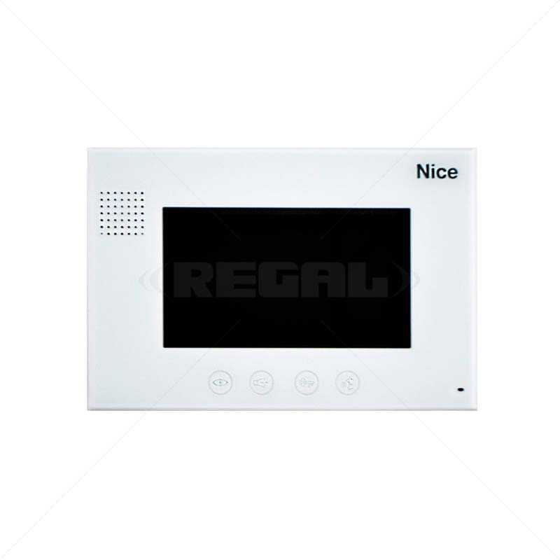 NICE 7 Colour Video Intercom Kit incl Die Cast Aluminium Gate Station - Image 3