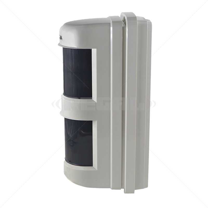 Takex PIR Dual Zone 2-Head 180 12m Tamper Proof Wireless IP54 - Image 2