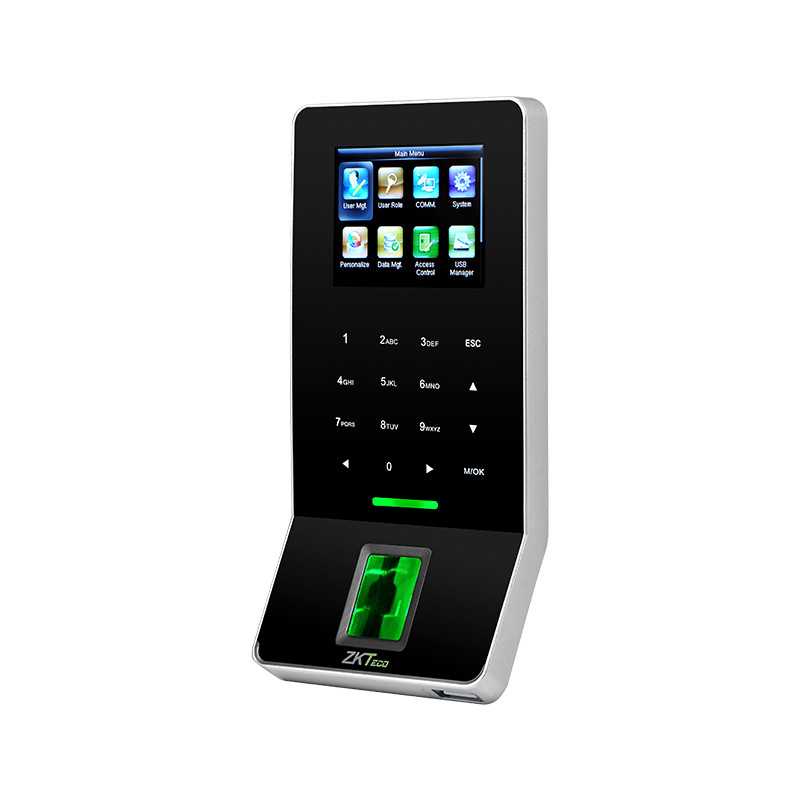 ZKTeco F22 Fingerprint Keypad Reader - SilkID - WiFi - Black - Image 2